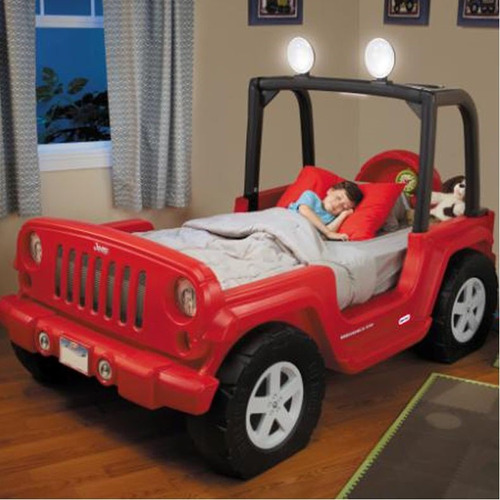 Cama Jeep Wrangler Little Tikes Niño Bebé Carro Camioneta