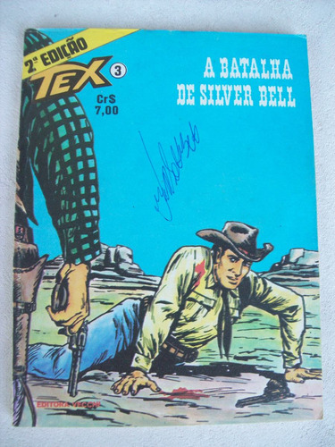 Tex Nº 3: A Batalha De Silver Bell - 2ª Edição Vecchi 1977