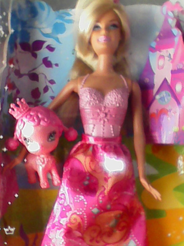 Barbie Princesa  Con Su Mascota.