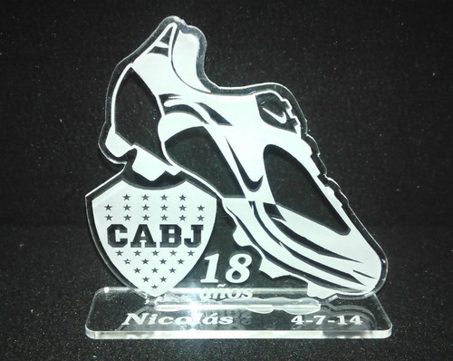 Imagen 3 de 6 de Trofeo Medalla Acrilico Armada X 15 Cm