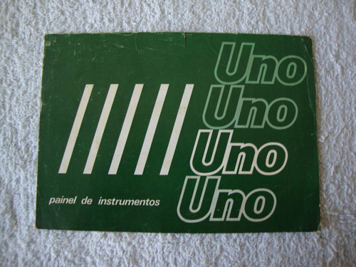 Prospecto Folder Fiat Uno - Painel De Instrumentos .