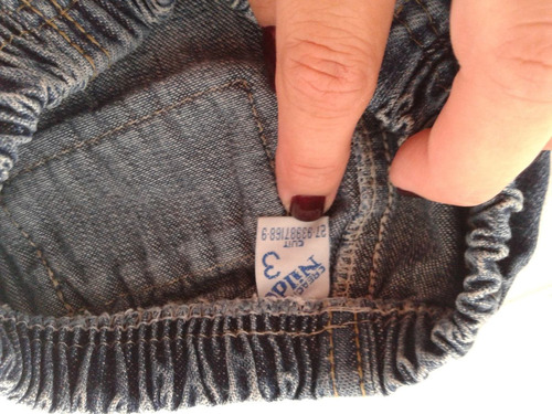 Short De Jean Azul Talle 3