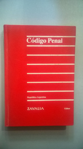 Código Penal - Zavalia - 1992