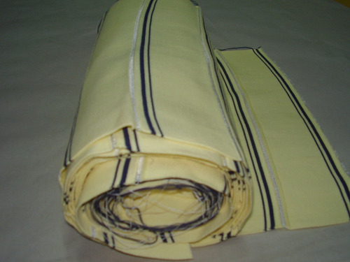 Cuello Para Chombas Amarillo Con Rayas Venta X 30 Unidades