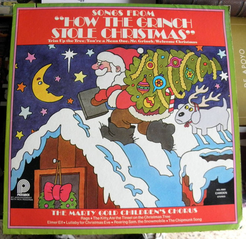 Songs From How Th Grinch Stole Christmas Disco Lp Vinilo Usa