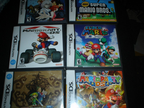 Nintendo Ds Paquete 6 Juegos Mario Zelda Castlevania Nds Mercado Libre