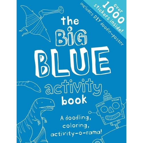 El Libro Azul Actividad: Dibujar Colorear Garabatos