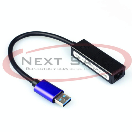 Imagen 1 de 2 de Adaptador De Red Ss Usb 3.0 A Gigabit Ethernet Nextsale