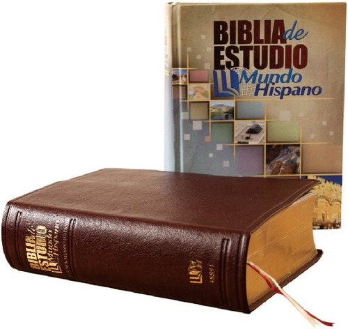 Biblia De Estudio Mundo Hispano. Piel. +acceso Online
