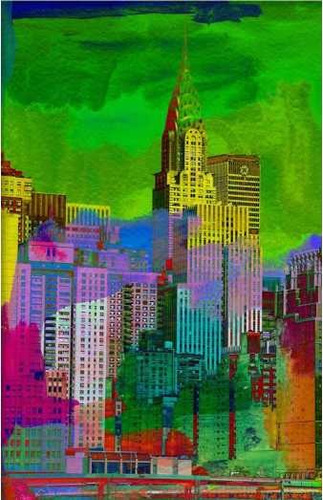 Chrysler Building - New York - Lamina 45 X 30 Cm.