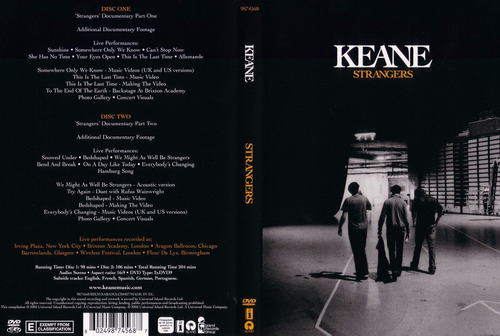 Keane Strangers 2 Dvd Nuevo!!!