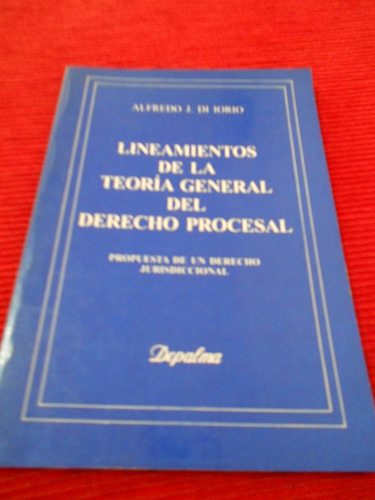 Lineamientos De La Teoria Gral Del Derecho Procesal Di Iorio