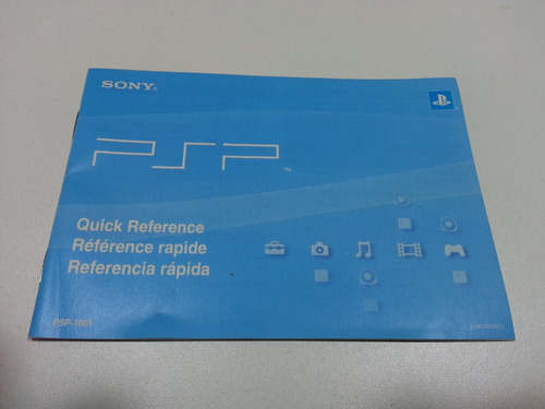 Manual Completo Original Sony Psp 1001