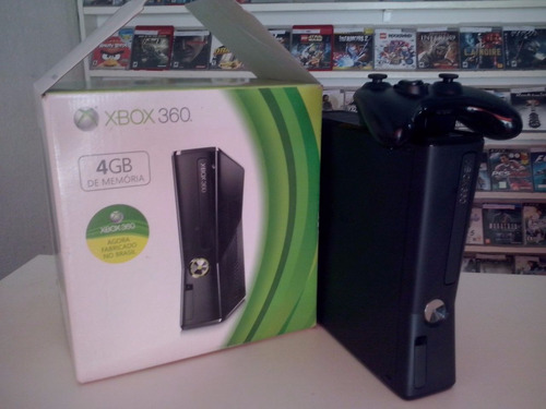 Xbox 360 Slim 250gb Com 25 Jogos
