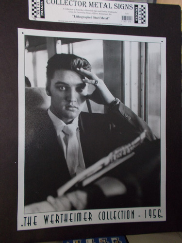 Elvis Poster Metalico Pintura Al Horno