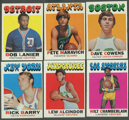 1971/72 Topps Basketball Complete Set