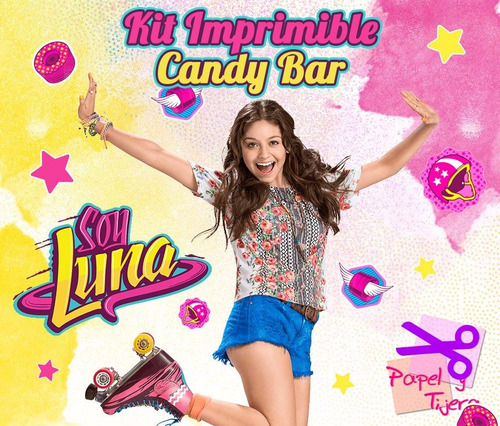 Kit Imprimible Candy Bar Soy Luna