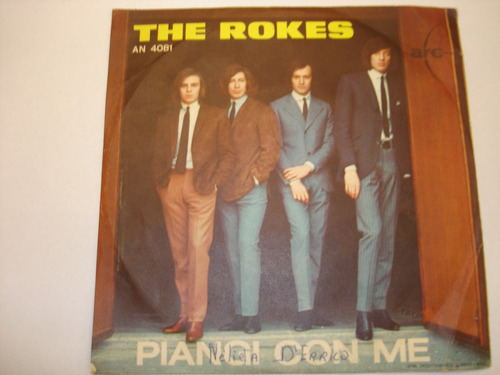 The Rokes Disco Vinilo Simple Piangi Con Me Banda Uk   T