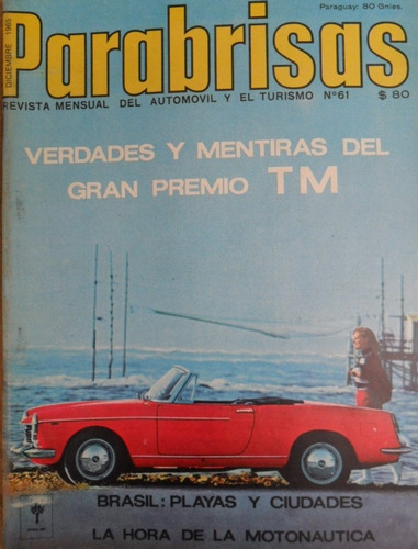 Revista Parabrisas 61 Test Automoviles Peugeot 404 Deportes
