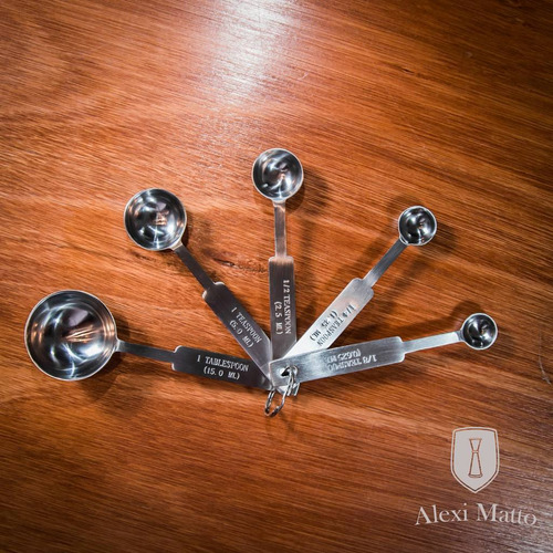 Imagen 2 de 4 de Medidor De Cucharas Acero Inox