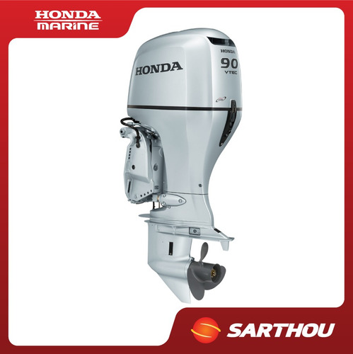 Imagen 10 de 15 de Motor Honda Fuera Borda Bf 90 Hp V-tec 4t 0km Pata Larga
