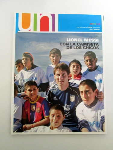 Revista Uni Unicef Lionel Messi Futbol Afa 2012 Boedo