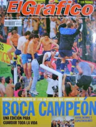 Revista El Grafico 4130 - Boca Juniors Campeon Apertura 1998