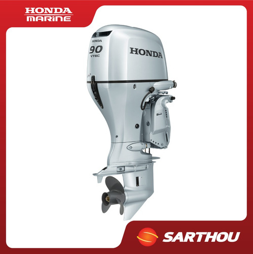 Imagen 7 de 15 de Motor Honda Fuera Borda Bf 90 Hp V-tec 4t 0km Pata Larga