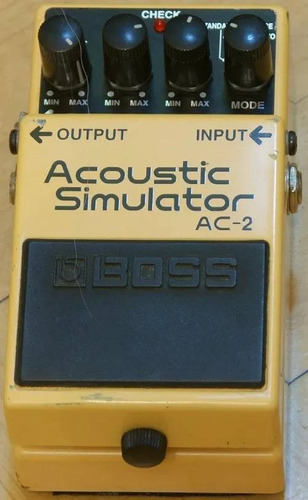 Pedal Simulador De Acustica Boss Ac2 Ac 2