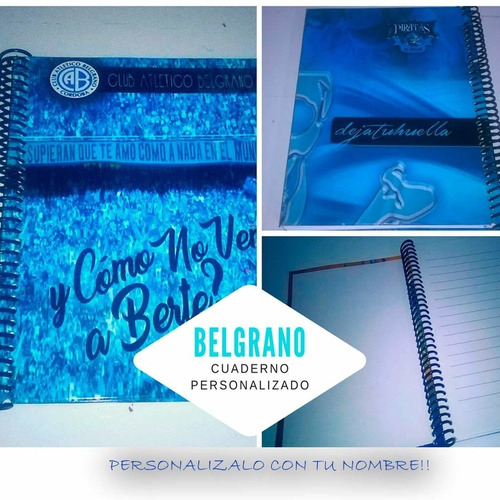 Belgrano Cuaderno Personalizado (anillo Metalico)