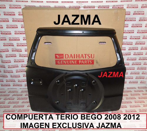 Compuerta Trasera Terio Bego 2008 2012 Original Toyota