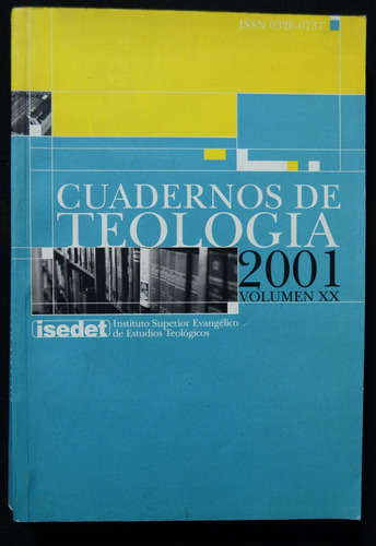 Cuadernos De Teologia 2001 Volumen Xx