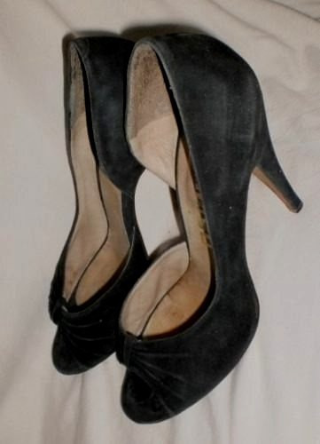 Zapatos N°38- Vestir Taco Alto Negros