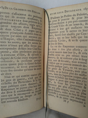 Considerations Sur Grandeur De Romains Montesquieu 1734 1 Ed