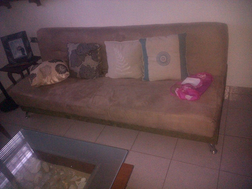 Sofa-cama Grande, Microfibra, Impecable, 4 Ptos, Como Nuevo