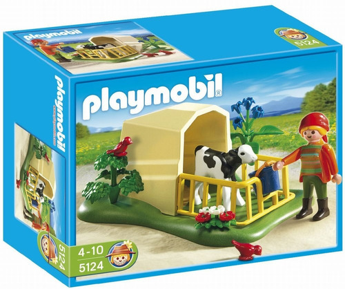 Todobloques Playmobil 5124 Ternerito De Granja !