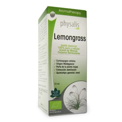 Aceite Esencial Lemongrass Organico 10 Ml Physalis 