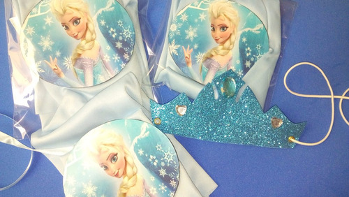 13 Capas Y Coronita Princesa Frozen