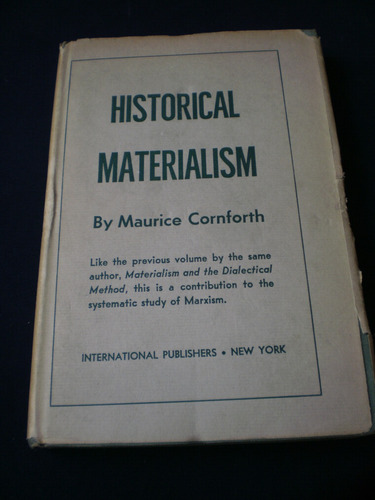 Historical Materialism - Maurice Cornforth 1954