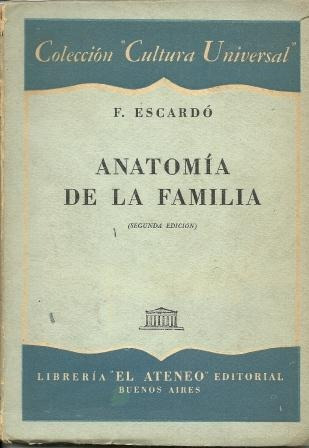 Anatomia De La Familia- Florencio Escardo- Integracion Educa