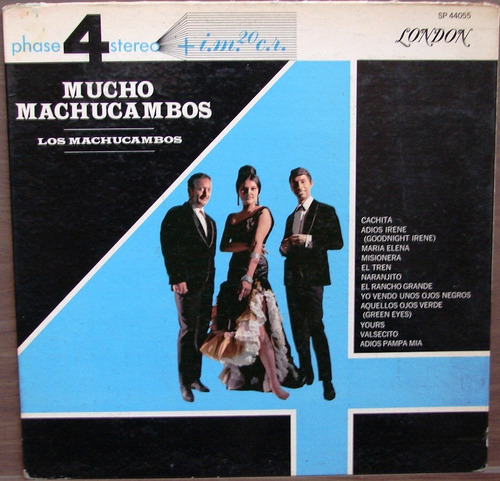 Los Machucambos - Mucho Machucambos - Lp Uk 1964 - Bolero