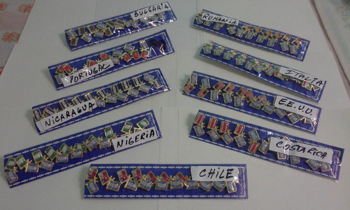 Pins Paises Doble Bandera