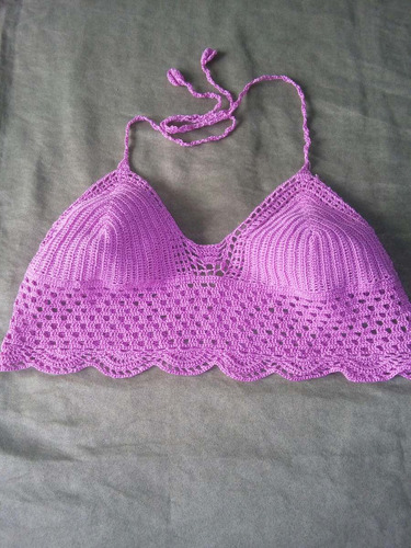 Top Tejido A Crochet.