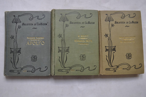 Lote X3 Biblioteca La Nación Ocantos Constant N 457 501 523