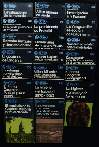 Biblioteca Politica Argentina Varios Numeros