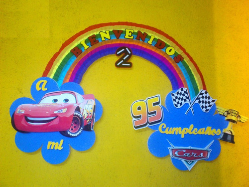 Carteles De Cumpleaños Cars Mickey Frozen Princesa Sofia