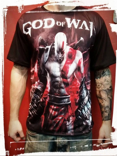 Remeras Full Gamers Juegos-god Of War--call Of Duty Unicas