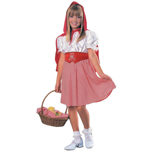 Disfraz De Caperucita Roja Para Niña Talla: L Halloween