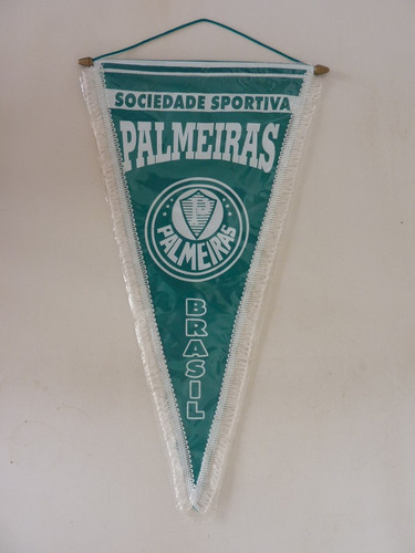 Banderín De Palmeiras ( Sao Paulo ) De Brasil Flâmula