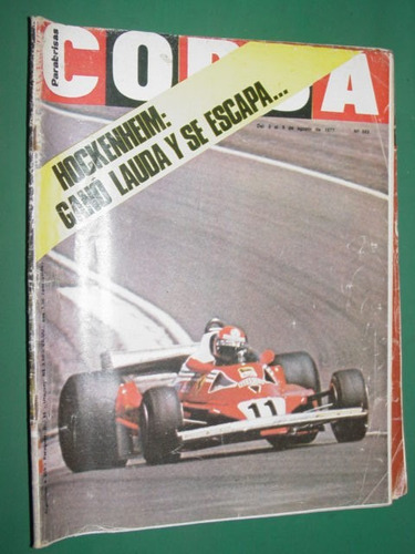 Revista Corsa 583 Nikki Lauda Pergusa F2 Historia Jaguar